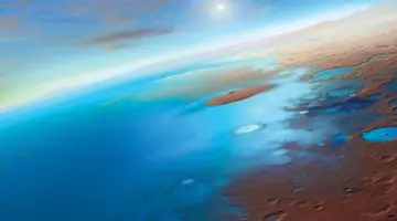 المريخ احتضن محيطاً مائياً على مسطحه